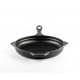 Emaloitu valurautainen grillipannu Hosse, Black Onyx, Ф24cm | Valurautainen grillipannu | Valurautapannu |