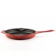 Emaloitu valurautainen grillipannu Hosse, Rubin, Ф28cm | Valurautainen grillipannu | Valurautapannu |