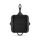 Emaloitu valurautainen grillipannu Hosse, Black Onyx, 28x28cm | Valurautainen grillipannu | Valurautapannu |