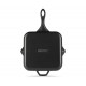 Emaloitu valurautainen grillipannu Hosse, Black Onyx, 28x28cm | Valurautainen grillipannu | Valurautapannu |