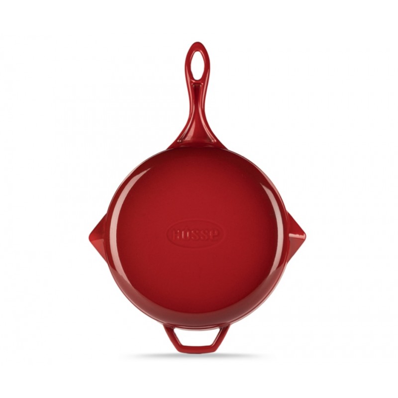 Emaloitu valurautapannu Hosse, Rubin, Ф28cm | Tasainen valurautapannu | Valurautapannu |