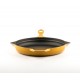 Emaloitu valurautapannu Hosse, Dijon, Ф28cm | Tasainen valurautapannu | Valurautapannu |