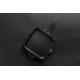 Emaloitu valurautainen grillipannu Hosse, Black Onyx, 28x28cm | Valurautainen grillipannu | Valurautapannu |