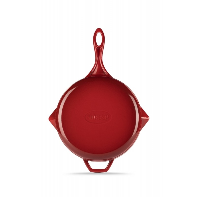 Emaloitu valurautapannu  Hosse, Rubin, Ф24cm | Tasainen valurautapannu | Valurautapannu |