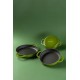 Emaloitu valurautapannu kahdella kahvalla Hosse, Bamboo, Ф19cm | Tasainen valurautapannu | Valurautapannu |